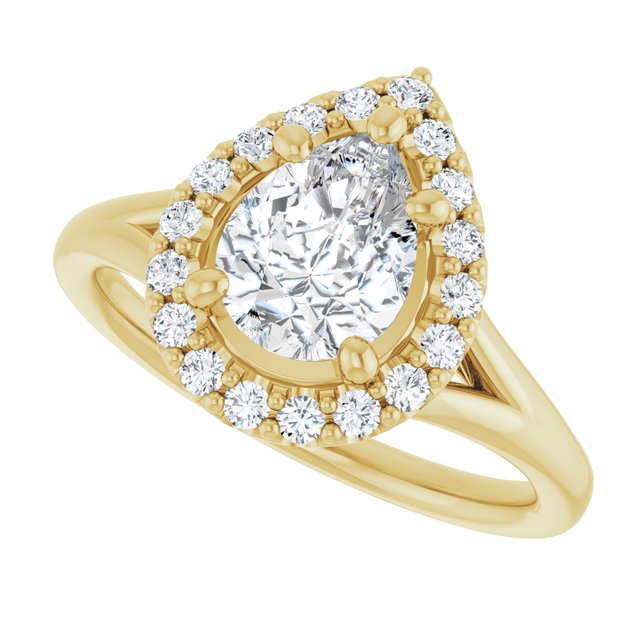 Halo-Style Engagement Ring