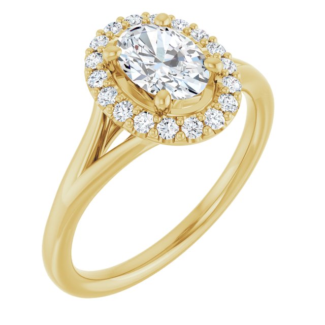 Halo-Style Engagement Ring