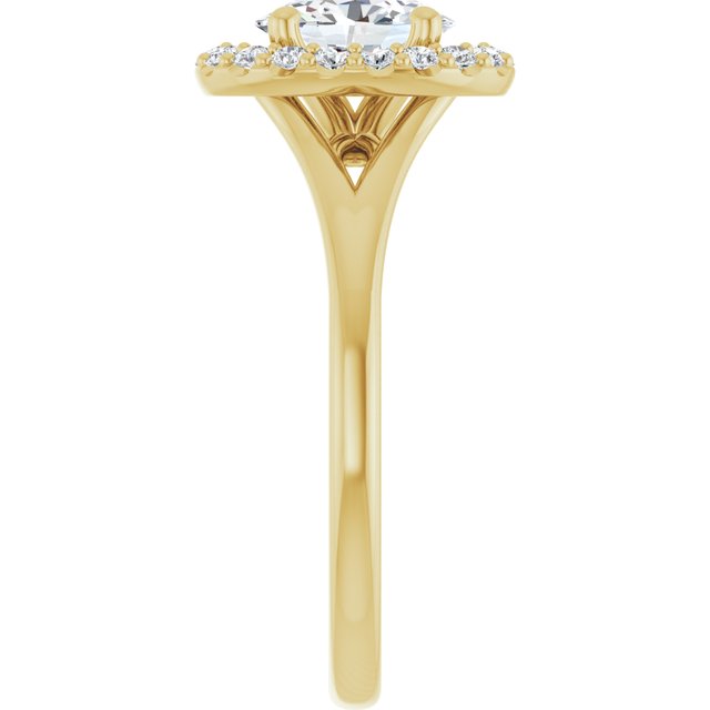 Halo-Style Engagement Ring