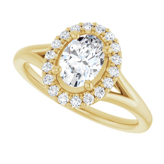 Halo-Style Engagement Ring