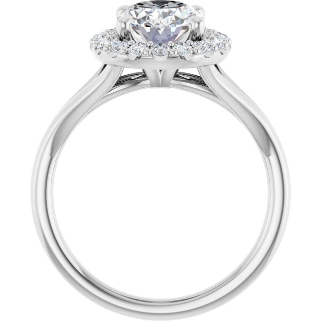 Halo-Style Engagement Ring