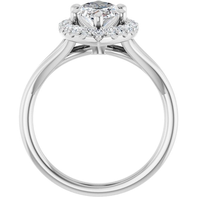 Halo-Style Engagement Ring