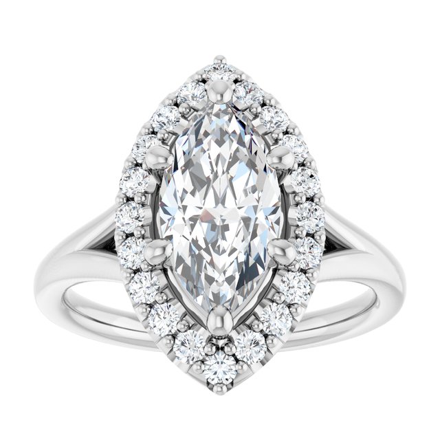 Halo-Style Engagement Ring