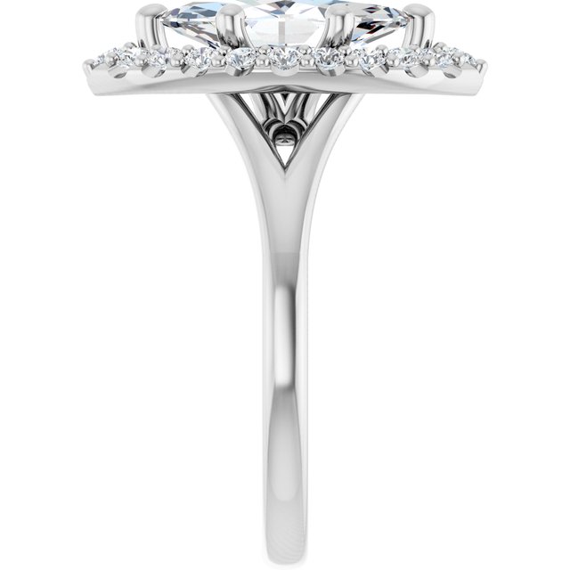 Halo-Style Engagement Ring