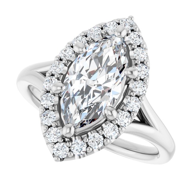 Halo-Style Engagement Ring