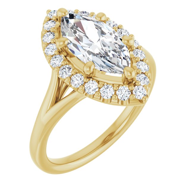 Halo-Style Engagement Ring