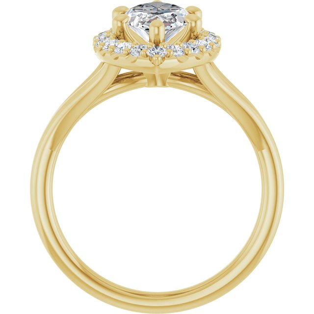 Halo-Style Engagement Ring