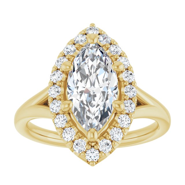 Halo-Style Engagement Ring