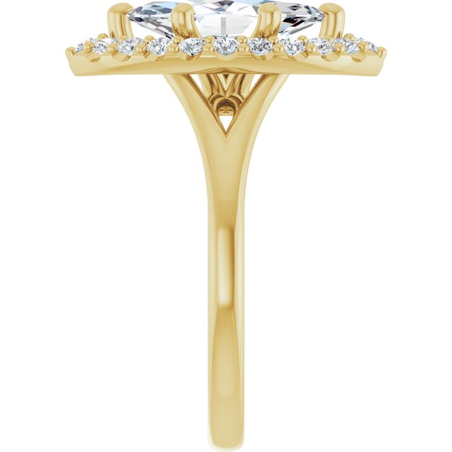 Halo-Style Engagement Ring
