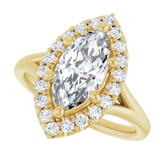 Halo-Style Engagement Ring