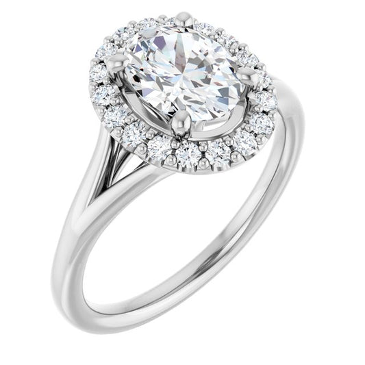 Halo-Style Engagement Ring