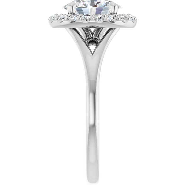 Halo-Style Engagement Ring