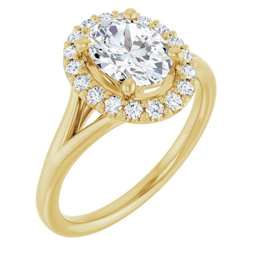 Halo-Style Engagement Ring