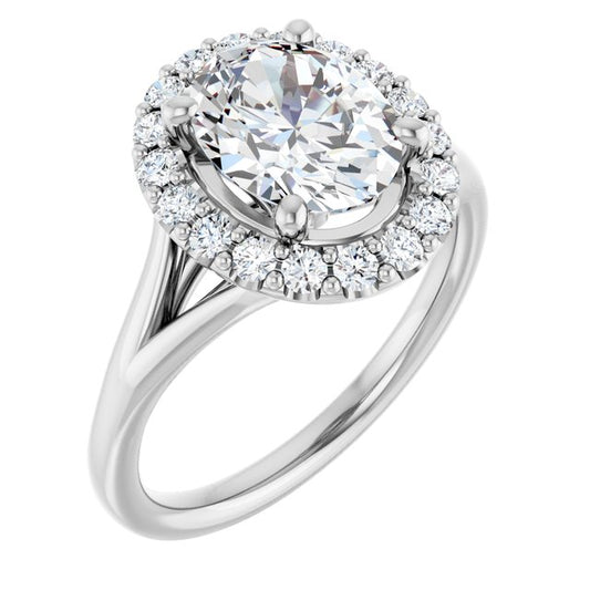 Halo-Style Engagement Ring