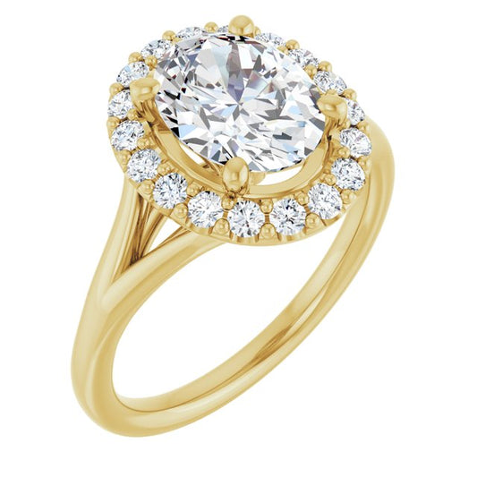 Halo-Style Engagement Ring