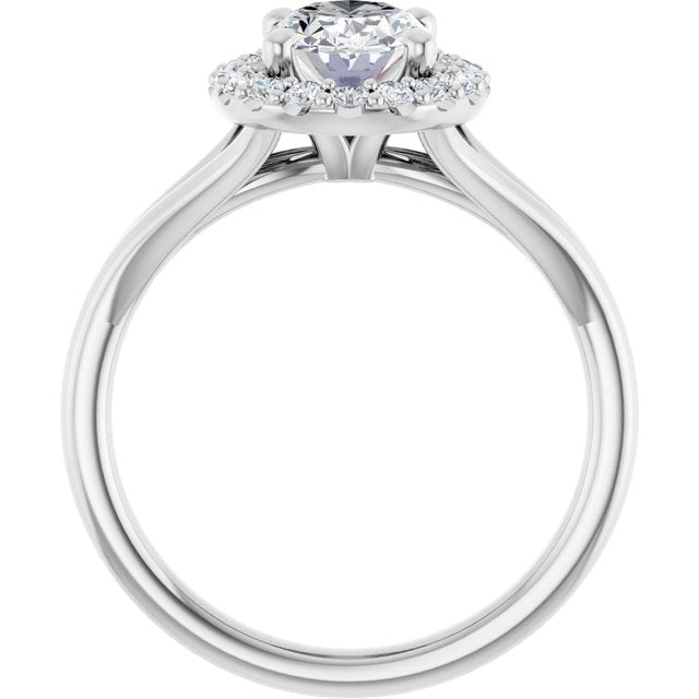 Halo-Style Engagement Ring
