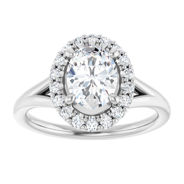 Halo-Style Engagement Ring