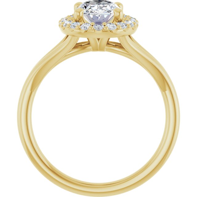 Halo-Style Engagement Ring