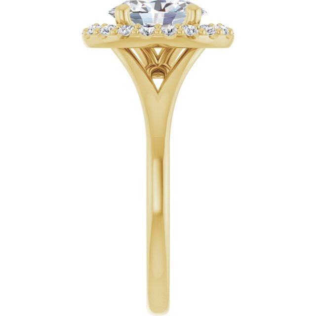 Halo-Style Engagement Ring