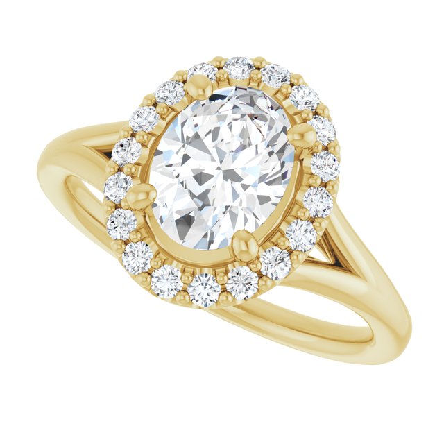 Halo-Style Engagement Ring