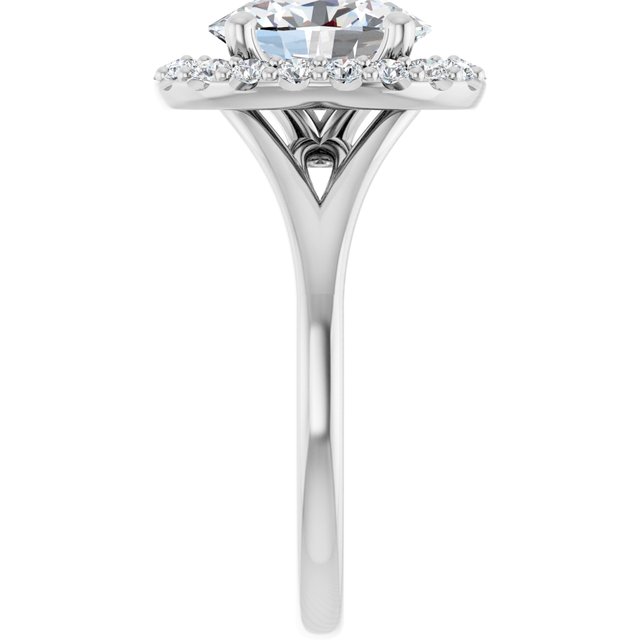 Halo-Style Engagement Ring