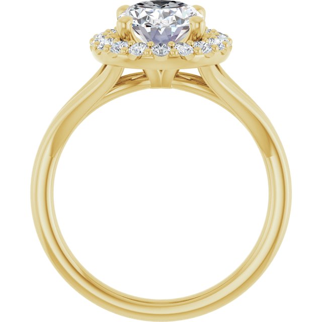 Halo-Style Engagement Ring