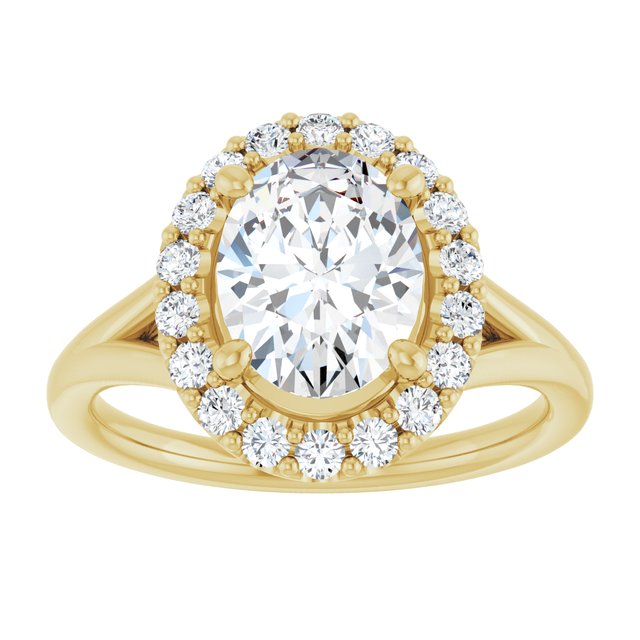 Halo-Style Engagement Ring