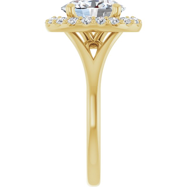 Halo-Style Engagement Ring