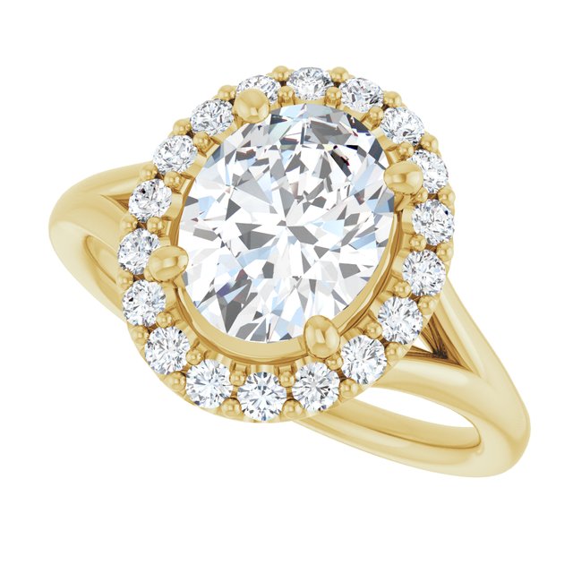 Halo-Style Engagement Ring