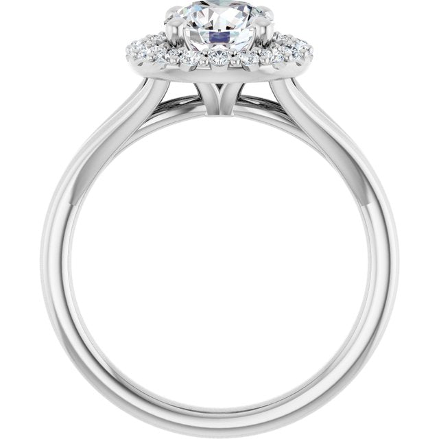 Halo-Style Engagement Ring