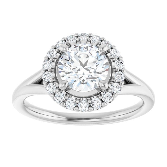 Halo-Style Engagement Ring