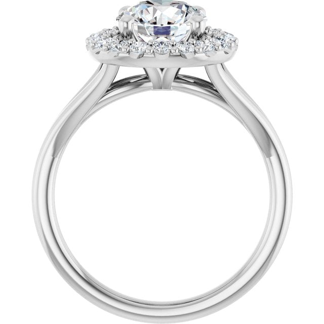 Halo-Style Engagement Ring