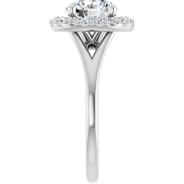 Halo-Style Engagement Ring