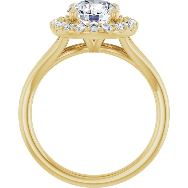 Halo-Style Engagement Ring