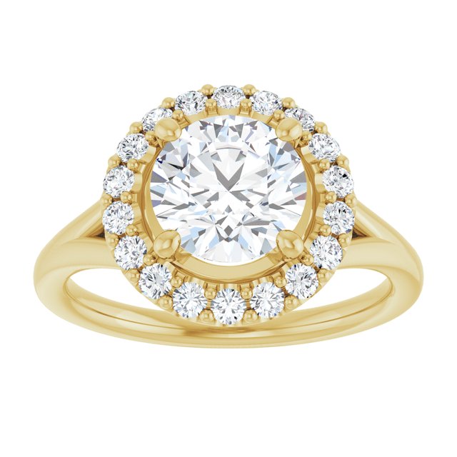 Halo-Style Engagement Ring