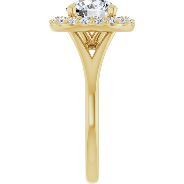 Halo-Style Engagement Ring