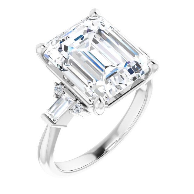 Accented Engagement Ring