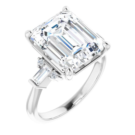 Accented Engagement Ring