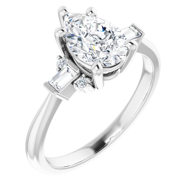 Accented Engagement Ring