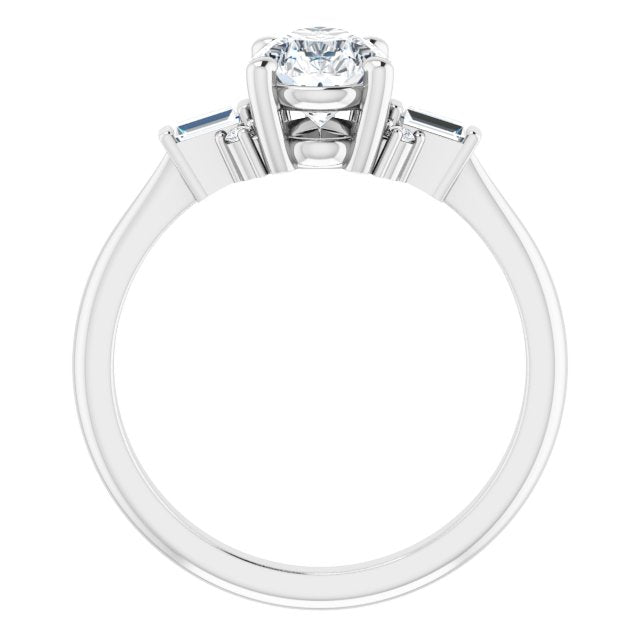 Accented Engagement Ring