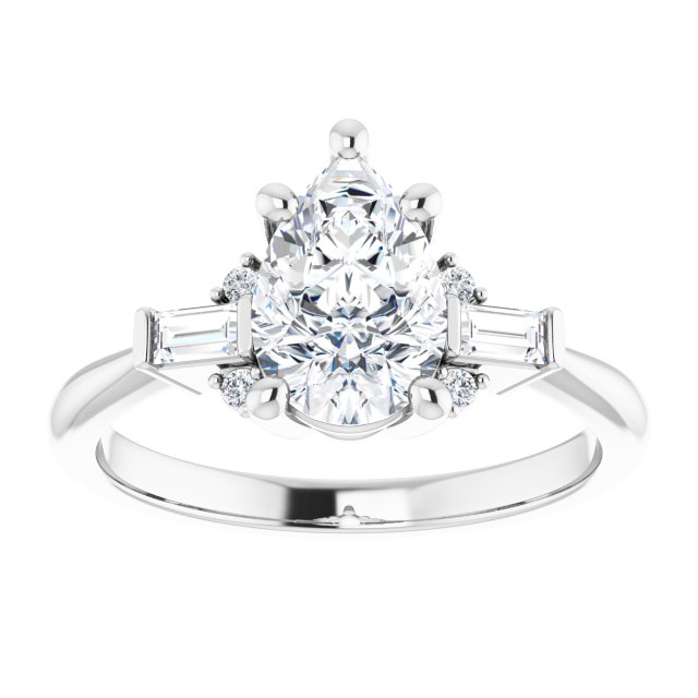 Accented Engagement Ring