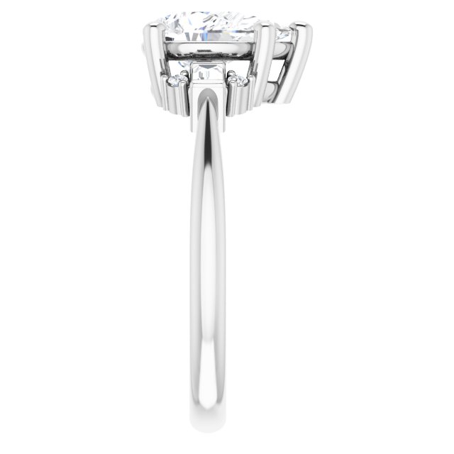 Accented Engagement Ring