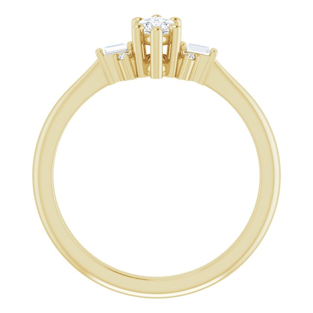 Accented Engagement Ring