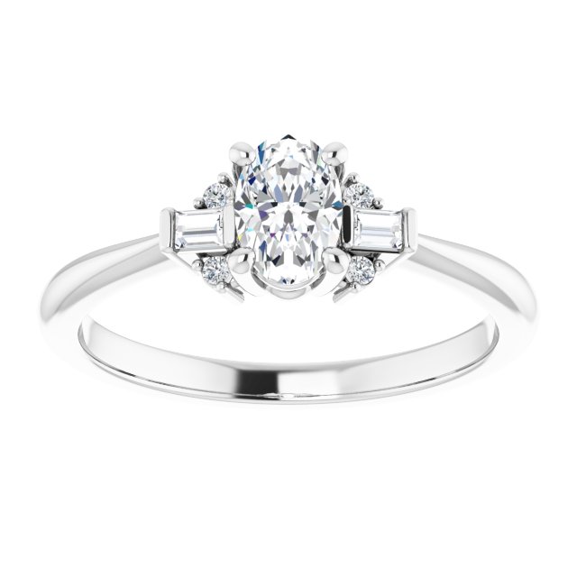 Accented Engagement Ring