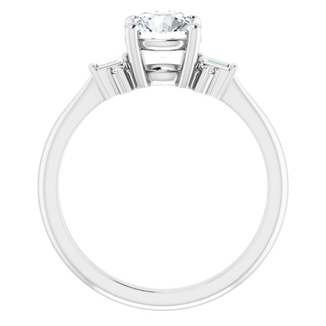 Accented Engagement Ring