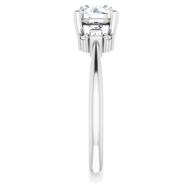 Accented Engagement Ring