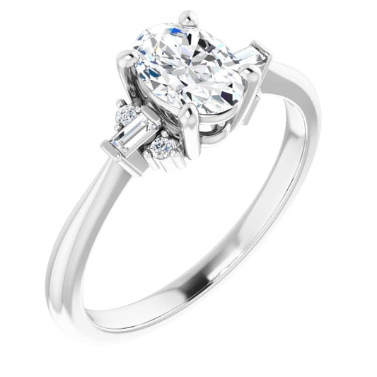 Accented Engagement Ring