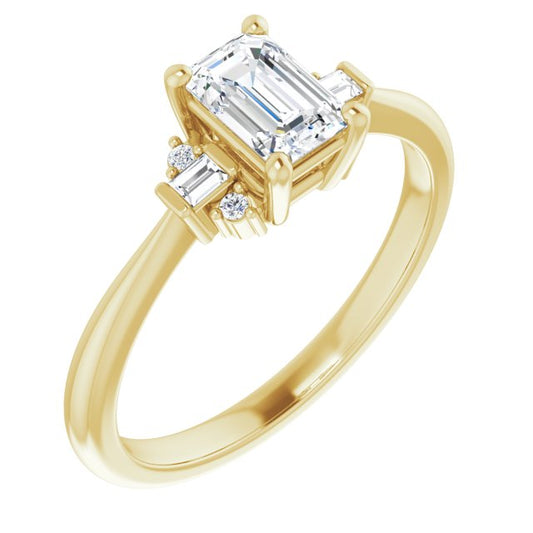 Accented Engagement Ring