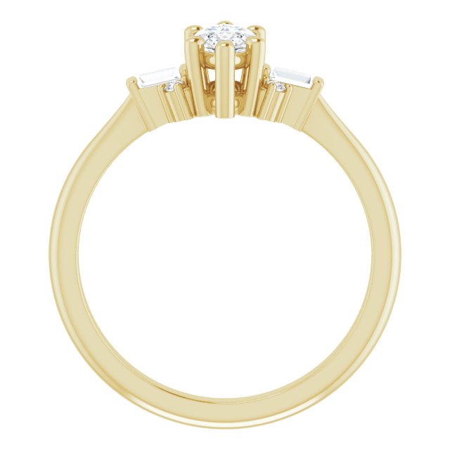 Accented Engagement Ring