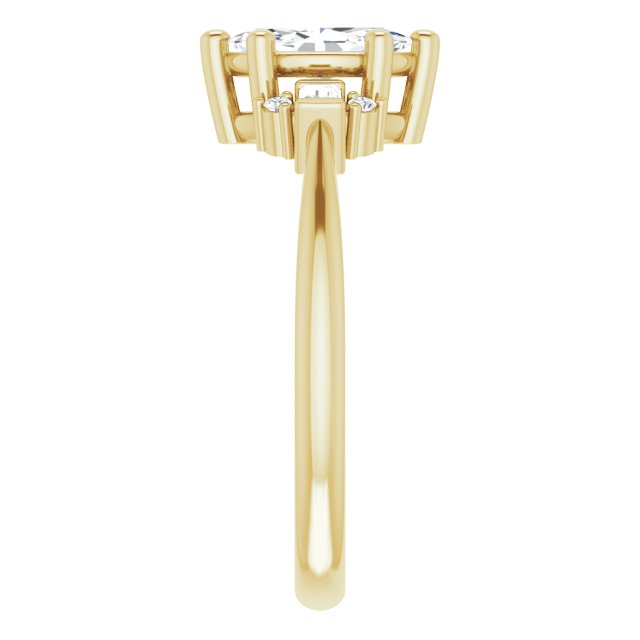 Accented Engagement Ring